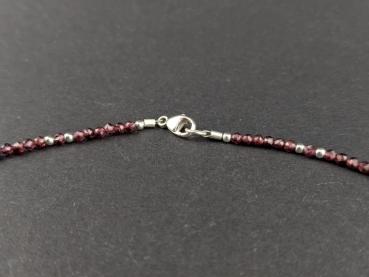 Preview: Granat Halskette (45 cm)